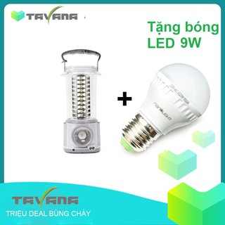 Đèn Lồng Led Sạc Nanolight LL-003 tặng bóng đèn 9W