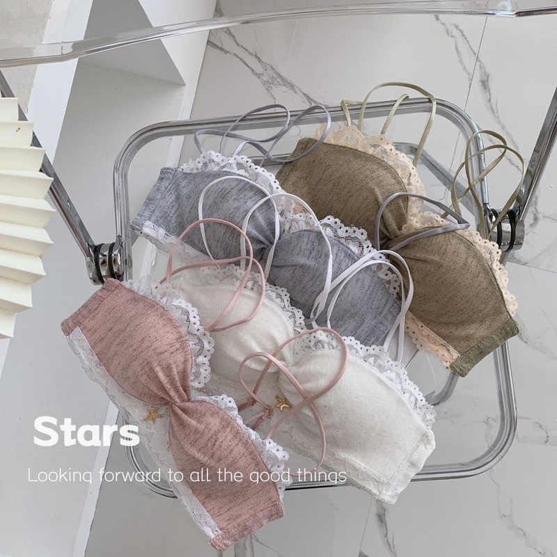 Bộ đồ lót nữ không gọng phối ren quyến rũ nhiều màu tùy chọn thời trang (có bán lẻ) | BigBuy360 - bigbuy360.vn