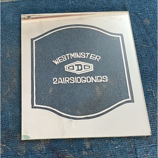 Mặt kính cho đồng hồ cổ quả lắc chữ Westminter 2AIRSIOGONGS, vẽ khắc nghệ thuật trên kính bằng sơn dầu