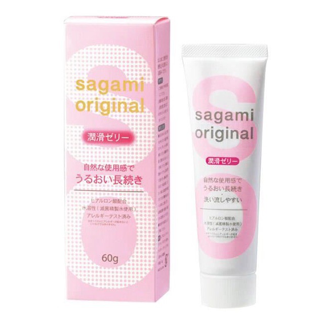 Gel bôi trơn cao cấp tạo độ ẩm tự nhiên Sagami Original - 60gr