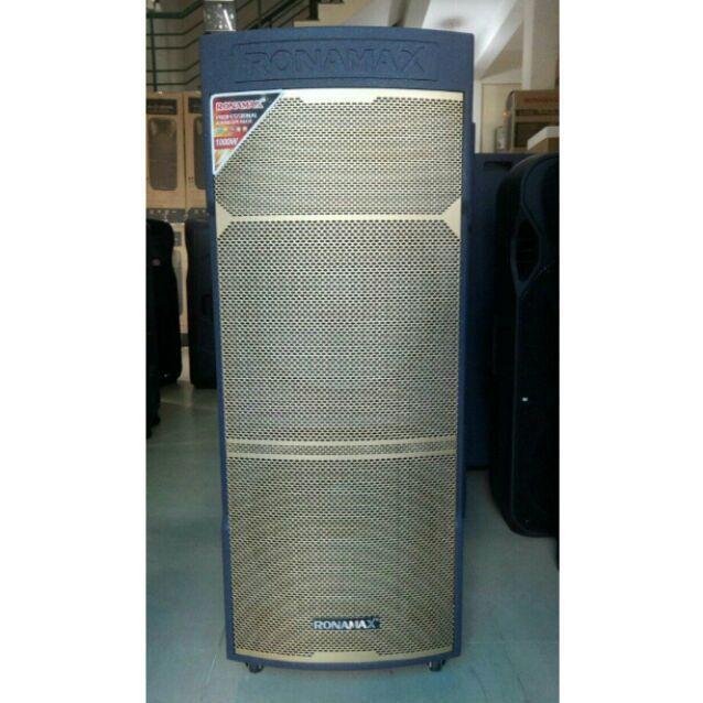 Loa Karaoke LOA 4 TẤC ĐÔI THÙNG GỖ MD15A RONAMAX LƯỚI VÀNG Loa Kẹo Kéo