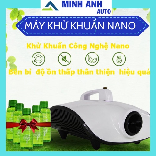 Máy khử khuẩn chính hãng Nanomax sử dụng công nghệ NANO loại bỏ mùi hôi, ẩm mốc trong nhà, ô tô, văn phòng