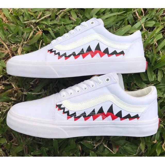 [F⚡️ASH SALE] VANS cá mập trắng