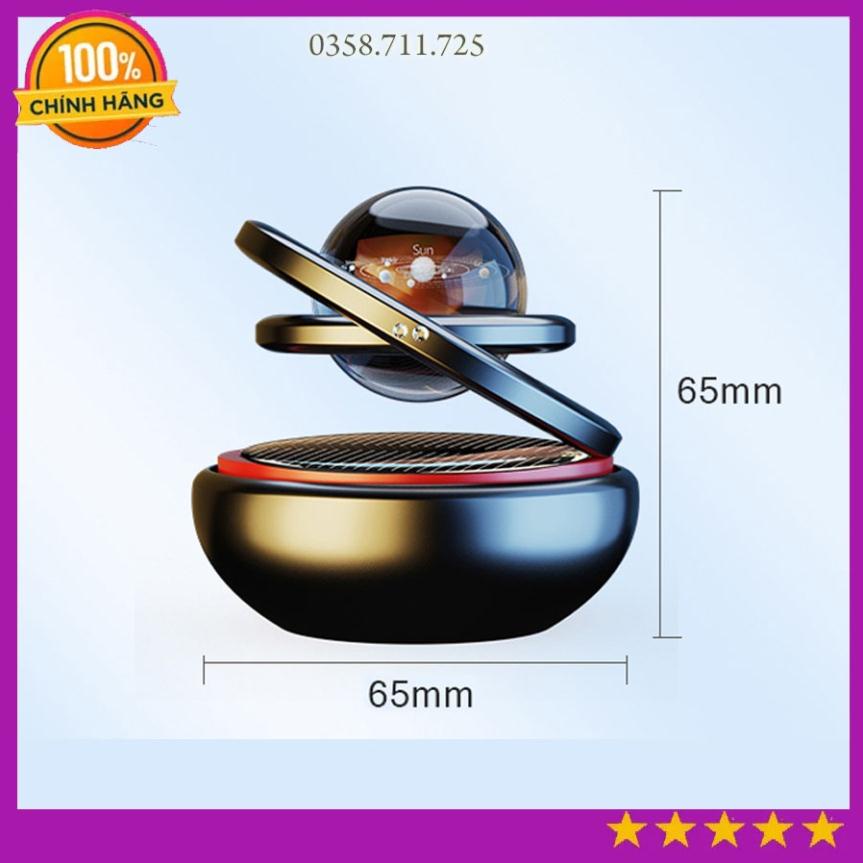 Nước hoa ô tô xoay có quả cầu phale độc đáo, Nước hoa xe hơi xoay băng năng lượng mặt trời