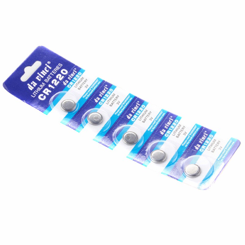 Bộ 5 Pin Nút Áo 3V CR1220 DL1220 ECR1220 Cho Đồng Hồ gogohomemall