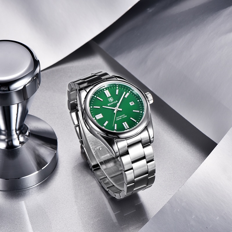 Đồng Hồ Cơ Tự Động BENYAR 2022 New 39mm Seagull ST6 Chống Thấm Nước Chất Liệu Thép Không Gỉ BY-5185