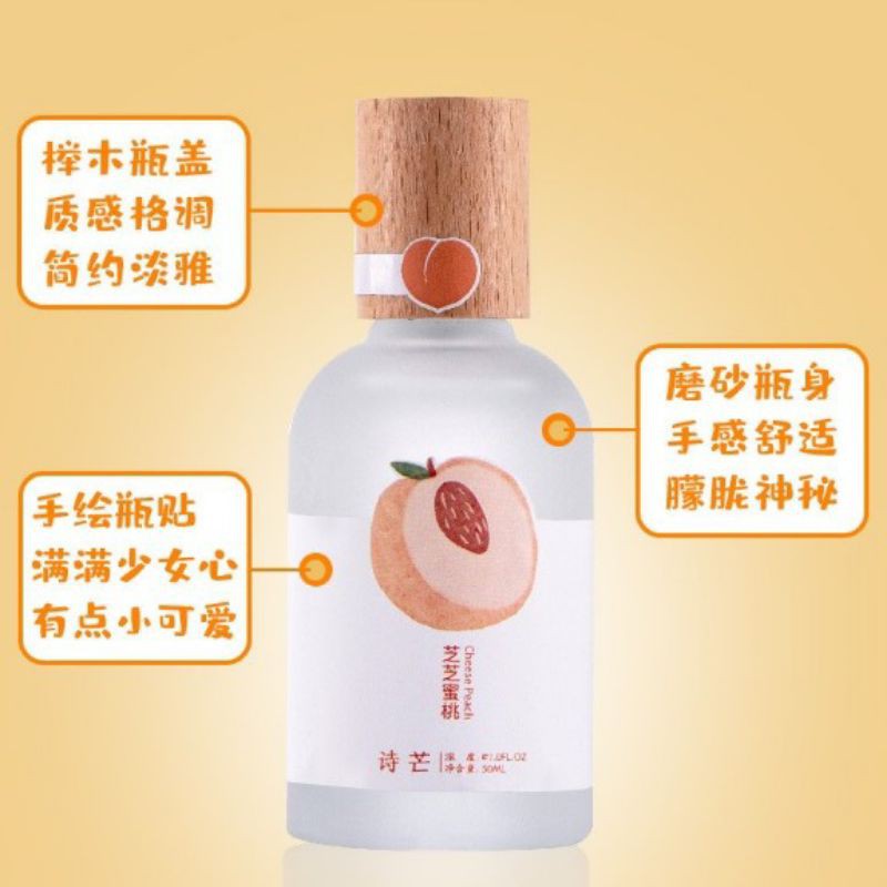 Nước Hoa Shimang Nắp Gỗ - Body Mist Shimang Mẫu Mới Nắp Gỗ Thân Thủy Tinh | Thế Giới Skin Care