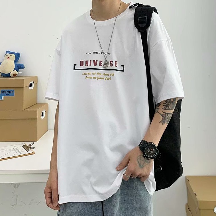 Áo thun tay ngắn phong cách Hàn Quốc thời trang nam | BigBuy360 - bigbuy360.vn