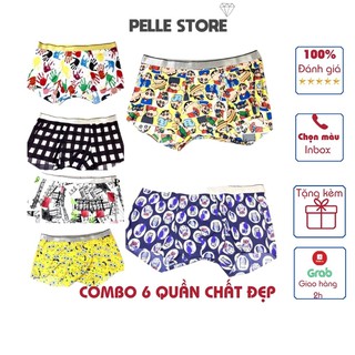 COMBO 6 QUẦN SHIP ĐÙI THUN LẠNH NHIỀU MÀU, MÁT LẠNH, THÔNG THOÁNG, CHẤT ĐẸP PHÙ HỢP VỚI MỌI ĐỘ TUỔI