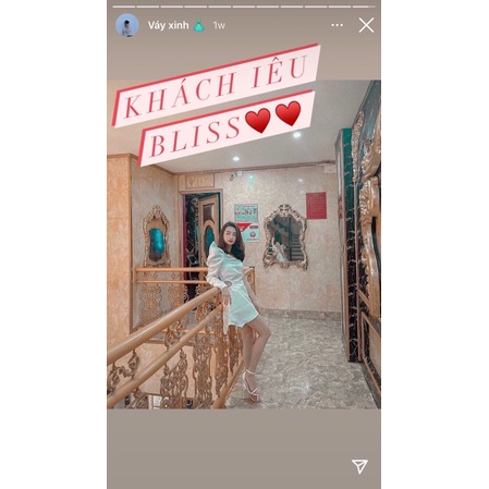 Váy Trắng lệch vai tiểu thư