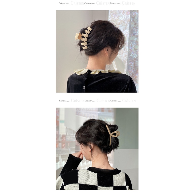 Kẹp tóc càng cua cỡ lớn phong cách hàn quốc xinh xắn cho nữ