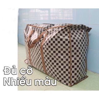 TÚI VẢI BẠT TÚI ĐỰNG ĐỒ CÓ DÂY KÉO 80*35*25 cm