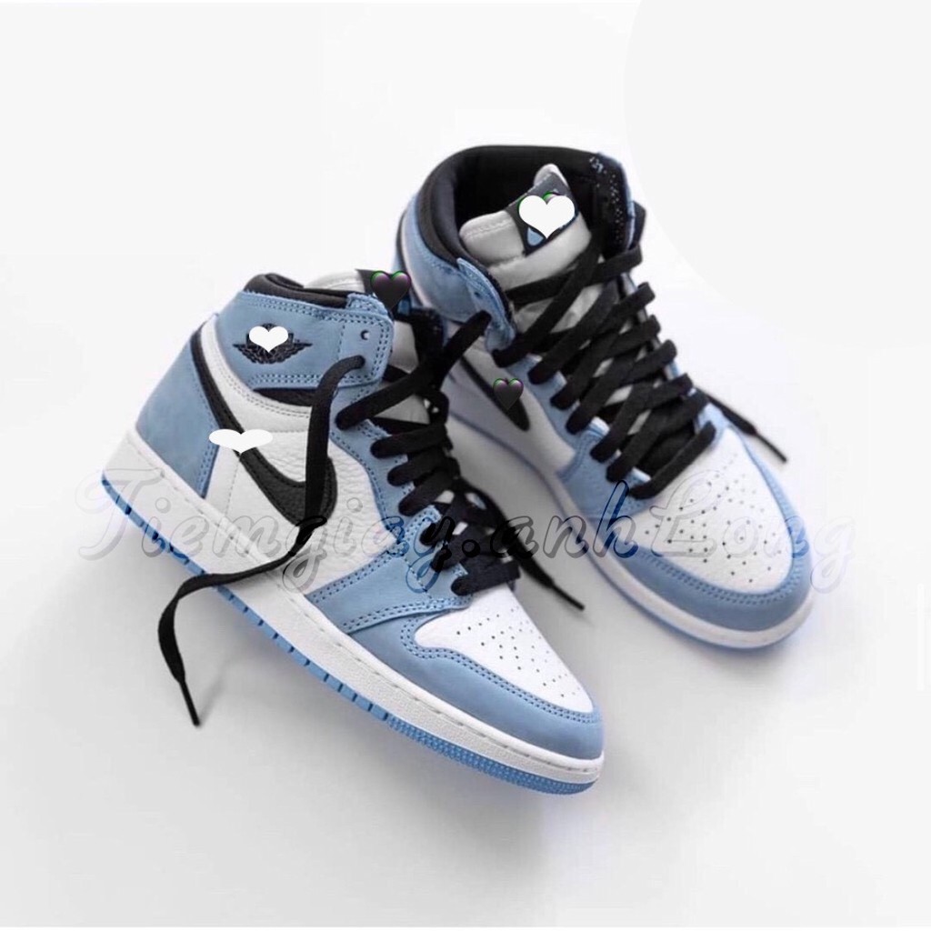 Giày air jordan panda nam - nữ cao cổ đen trắng bản 1:1 da trơn [FULL BOX -  DÂY GIÀY] cam kết bản đẹp nhất thị trường.