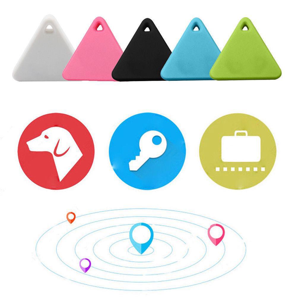 RO Màu tùy chọn GPS Mini Tag Smart Tracker Bluetooth Wallet Key Finder Định vị Báo động Pet Child Triangle 15M