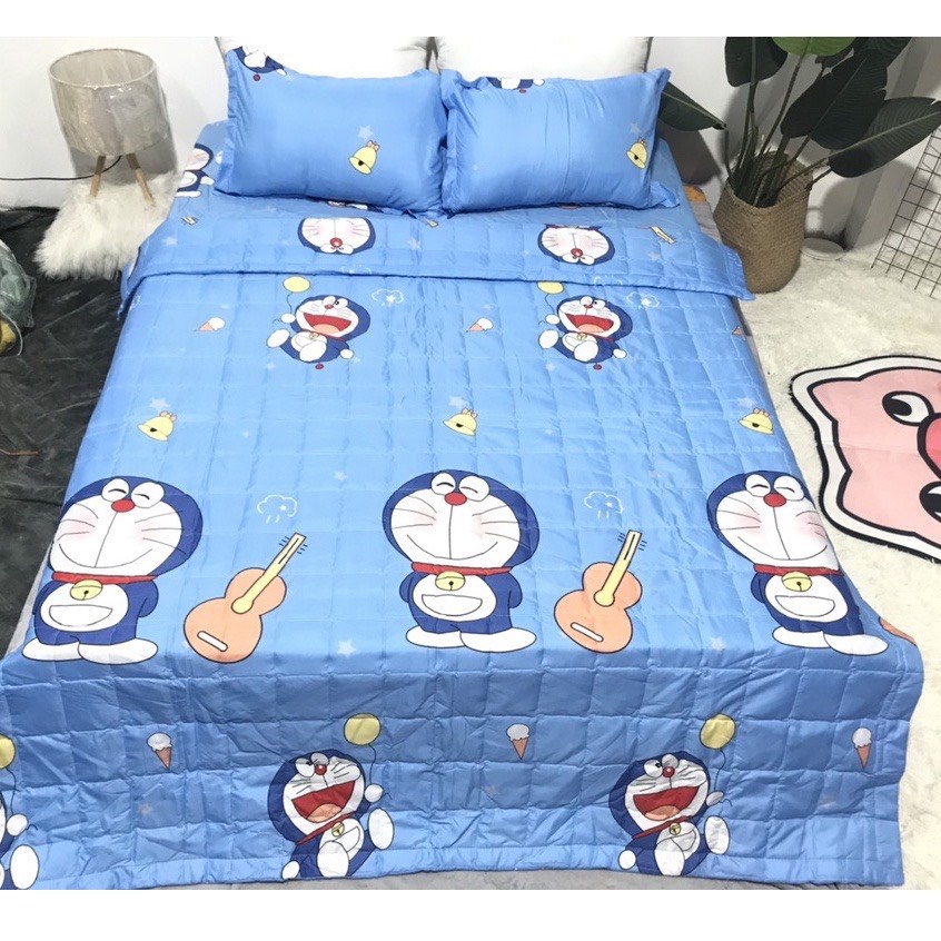 Chăn Hè Poly Cotton 1M8X2M Chăn Như Hình mẫu doremon