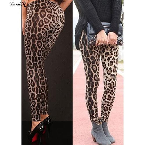 Quần legging ôm dáng in hoạ tiết da báo gợi cảm cho nữ