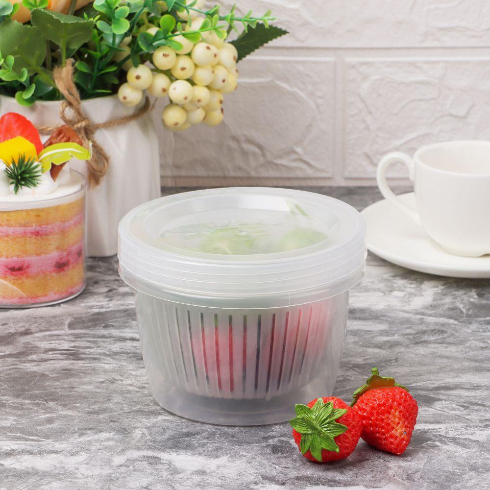 Hộp Đựng Bảo Quản Hành Tỏi Gừng Tỏi Hai Tầng Thoát Nước Dành Cho Nhà Bếp