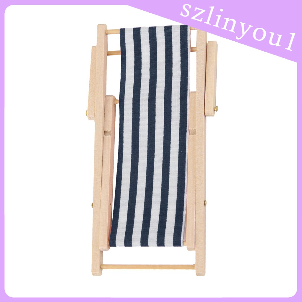 Set 3 Ghế Bãi Biển 12th Mini Cho Nhà Búp Bê