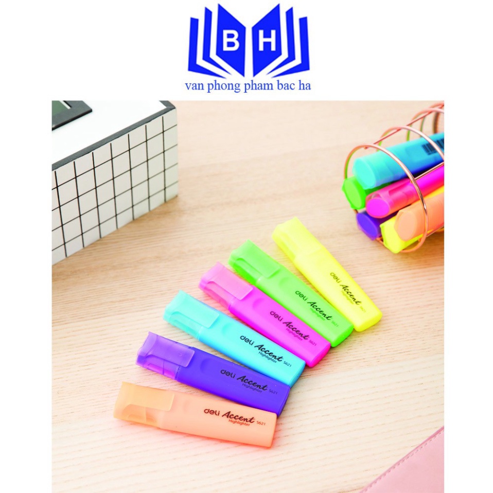 Bút nhớ dòng highlight Deli ES621  Bút Nhớ Dòng Deli Đẹp - nhiều màu sắc cho các bạn lựa chọn
