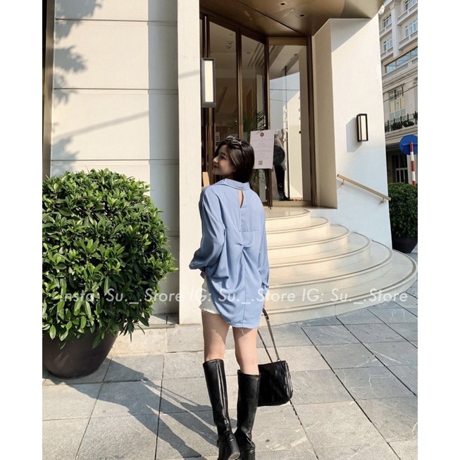 Sơ Mi Xoắn Lưng 5 Màu