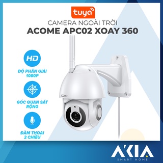 Mua Camera ngoài trời ACOME APC02 - camera wifi xoay 360 độ phân giải full hd 1080p  tương thích tuya smart life bh 12 tháng