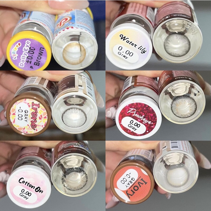 [Giãn Nhỏ] Kính áp tròng KHÔNG ĐỘ tặng khay đơn