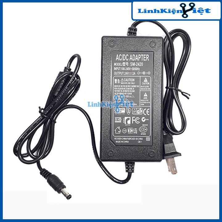 Combo Động Cơ Phun Sương GT-18 Không Led Công Suất Cao và Adapter 24V-2A