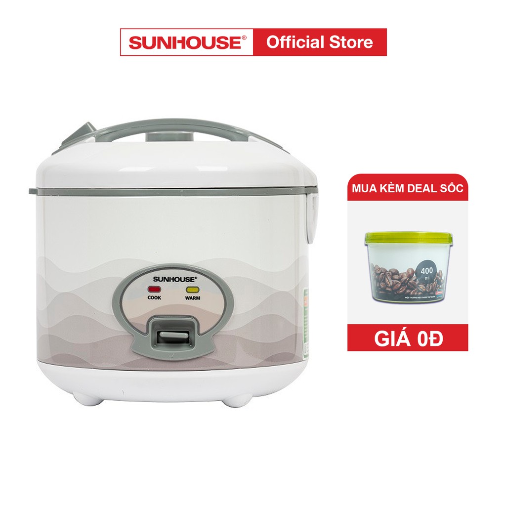 Nồi cơm điện 1.8L SUNHOUSE SHD8602