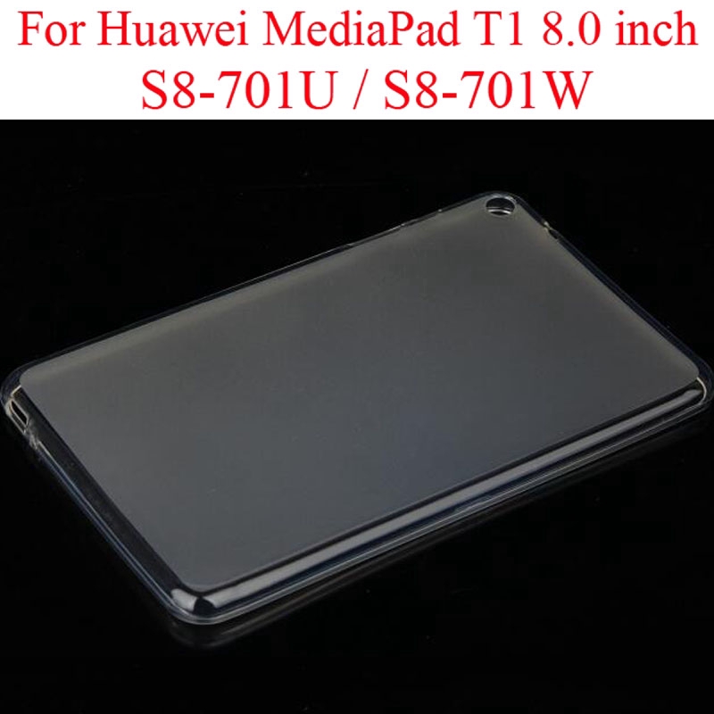 Vỏ bảo vệ for Huawei MediaPad T1 8.0 inch Mềm Soft jelly case Bao da S8-701U S8-701W TPU back cover Ốp lưng