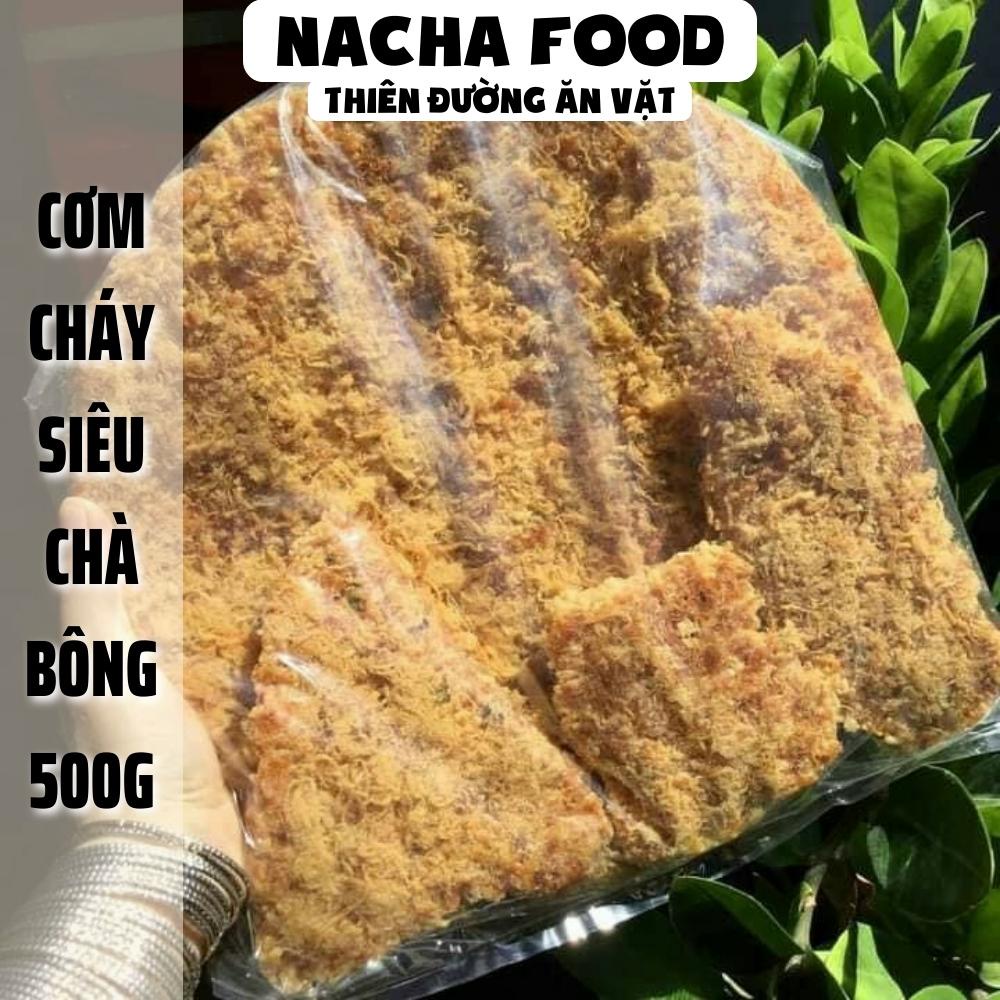 Cơm Cháy Chà Bông 500g Cơm Cháy Siêu Chà Bông Sài Gòn Siêu To Khổng Lồ Nhiều Ruốc Cay / Không Cay Thiên Đường Ăn Vặt