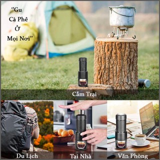 Máy pha cà phê cầm tay, máy ép cà phê mini ( Giá tại kho )