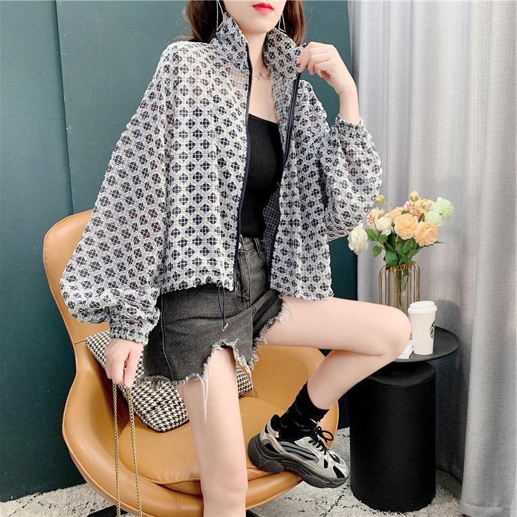 Áo Khoác Chống Nắng Cao Cấp Mỏng Có Khóa Kéo Thời Trang Mùa Hè 2022 Phong Cách Mới Cho Nữ