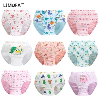 LJMOFA KIDS Siêu giá 2-13 tuổi trẻ em tam giác quần lót vải hữu cơ thoải mái quần lót nam giới quần lót hình mẫu ngẫu nhiên quần lót nam giới cô gái quần lót kích thước tùy chọn màu quần lót trẻ em ngẫu nhiên bán buôn