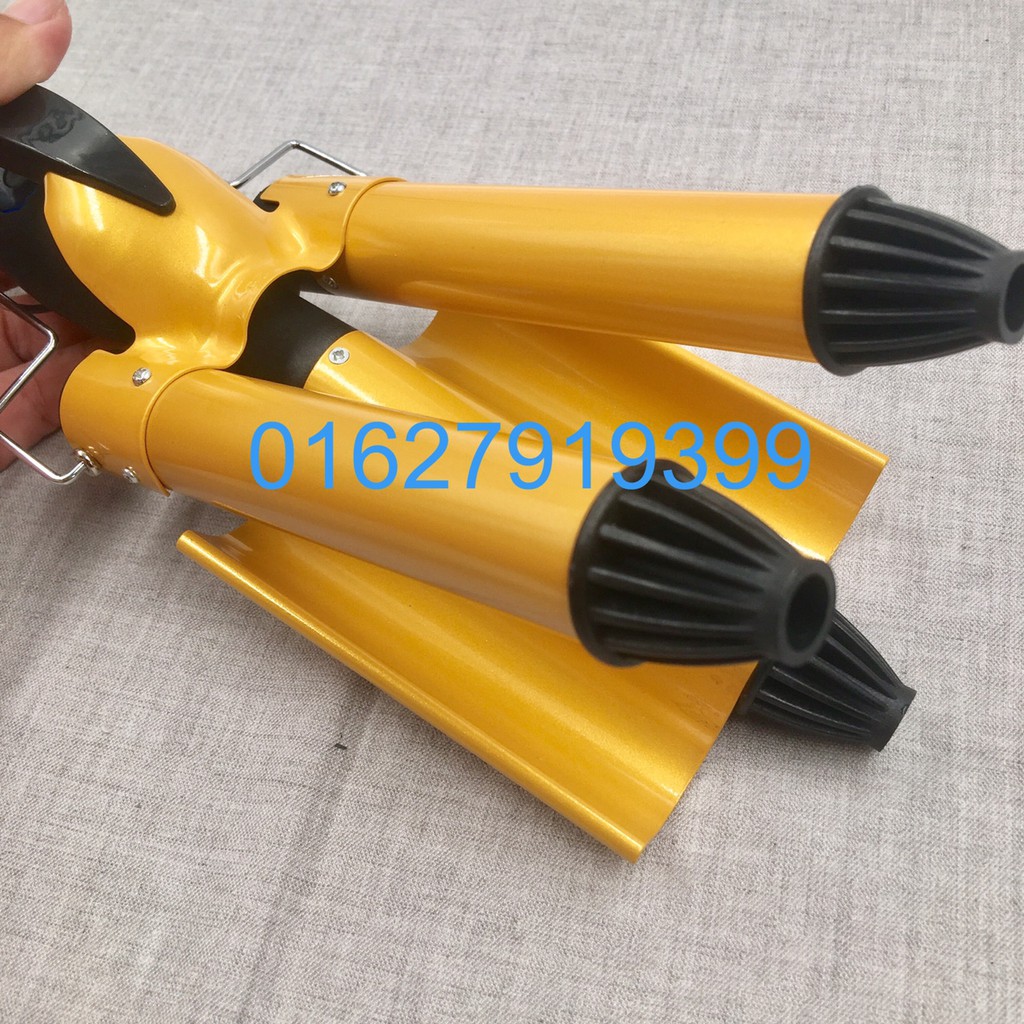 ✅Freeship-Quà Tặng✅  Máy uốn sóng biển 3 trục Hàn Quốc size lớn 28mm