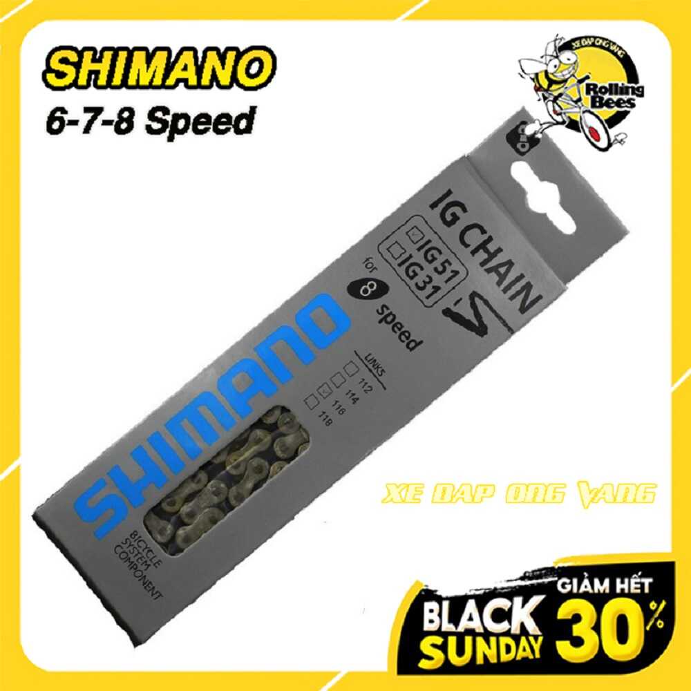 Sên, Xích Xe Đạp Shimano 6-7-8 Speed