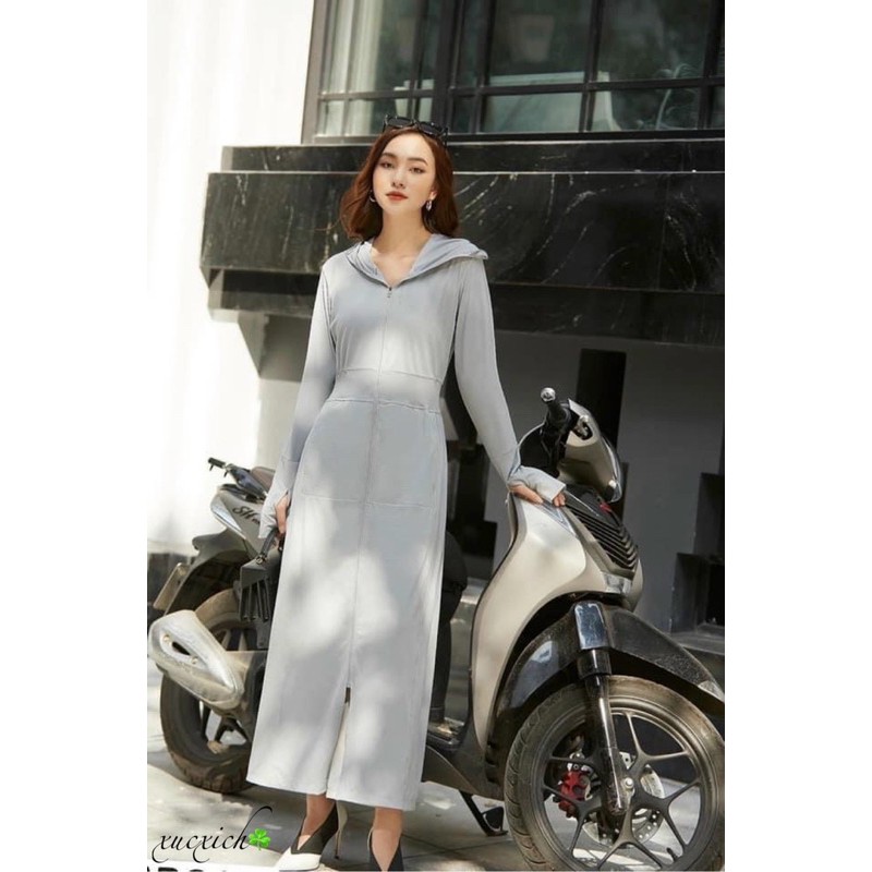 Áo chống nắng thân dài Gu xuất khẩu, áo khoác chống năng thông hơi chống tia UV ( Ảnh thật) | BigBuy360 - bigbuy360.vn