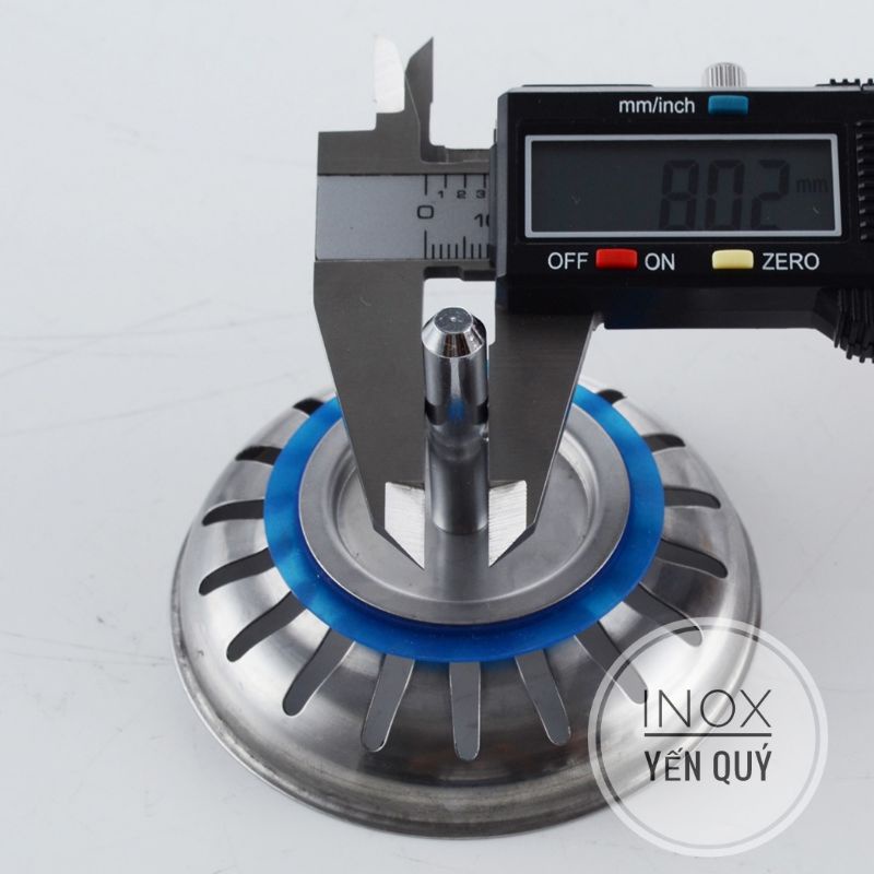 INOX 304 SUS 304 NẮP CHẶN NƯỚC BỒN RỬA BÁT LOẠI ĐẸP XỊN VÀNH 80MM VÀ 83MM. NÚM CHẶN NƯỚC CÓ LỌC RÁC.
