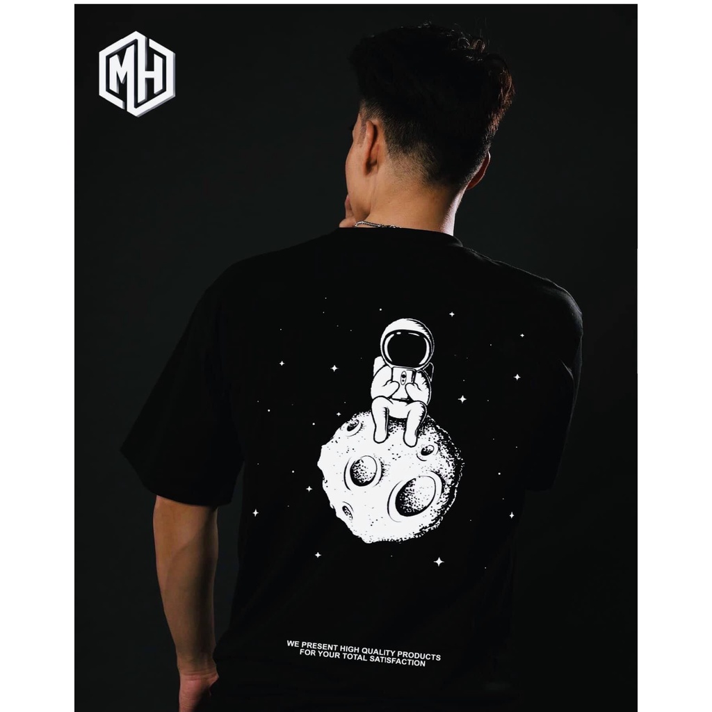 Áo thun Big Size cotton từ 50-120kg mẫu Baby Phi Hành Gia - MH Store