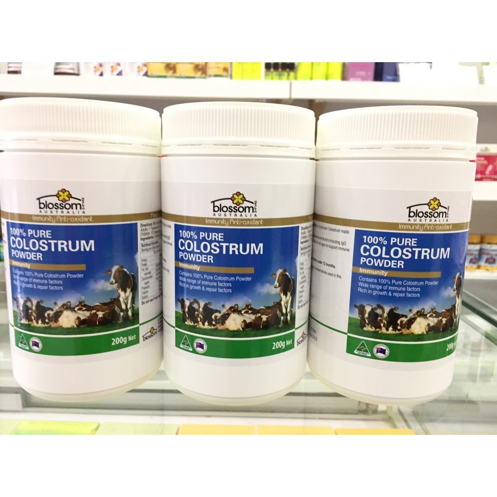 Image result for Sữa bò non nguyên chất Úc - Blossom Colostrum Powder 100% PURE-200g