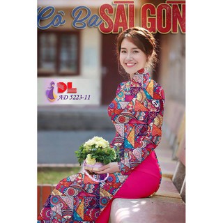 Vải áo dài lập thể 3d