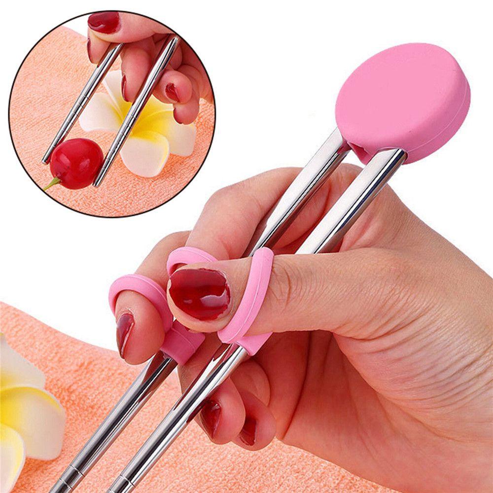 SUYO Đũa Tập Ăn Họa Tiết Hoạt Hình Dễ Mang Cho Bé
