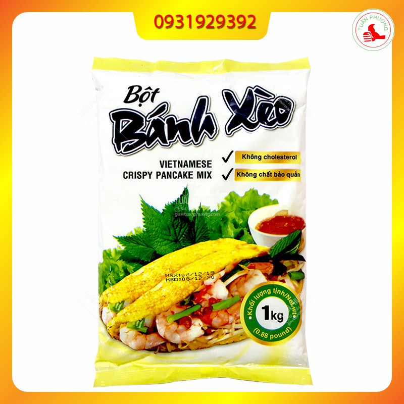 Bột Bánh Xèo Tuấn Phương - 1kg (Gói )