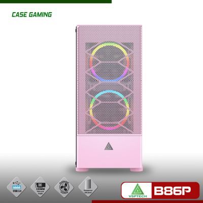 Vỏ Case VSP Gaming Mặt Lưới B86P (PINK)