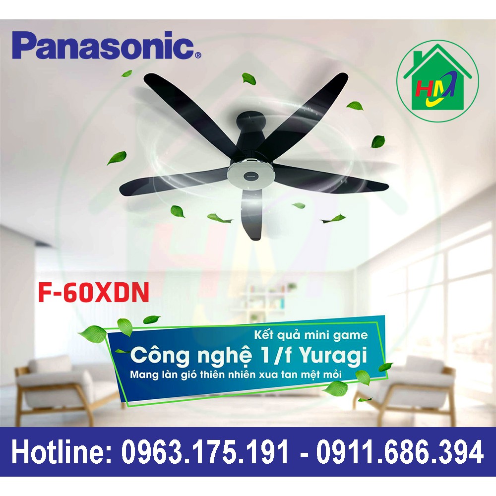 Quạt Trần 5 Cánh Panasonic cao cấp F-60XDN