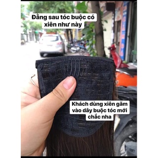 Tóc giả nữ cột 😚FREESHIP😚 Tóc giả cột ngắn c25