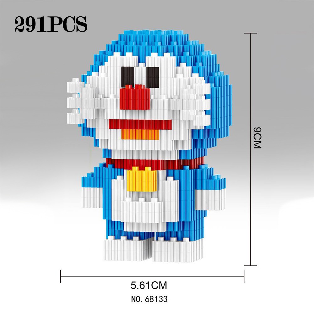 Bộ đồ chơi xếp hình lego Mini hình Doraemon cho bé