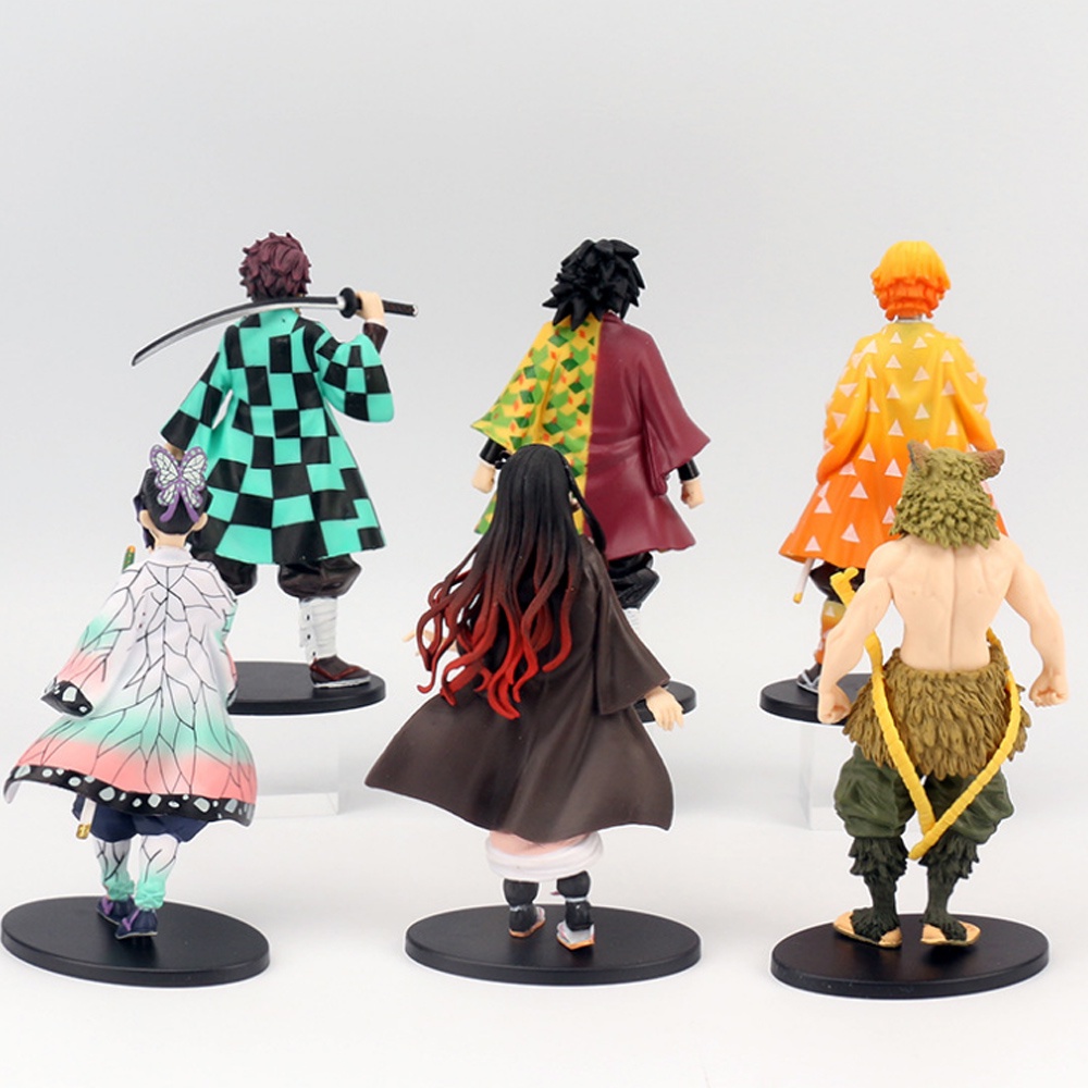 Kimetsu No Yaiba Model Demon Figure Assassin Tanjirou Nezuko Zenitsu Inosuke Giyuu Shinobu ... Demon Slayer Sword figure