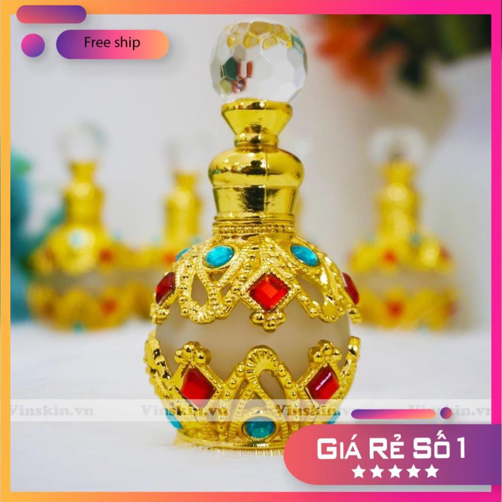 ⚡ 𝐆𝐈𝐀́ 𝐒𝐈𝐄̂𝐔 𝐑𝐄̉ ⚡ Tinh Dầu Nước Hoa Dubai Thiết Kế Mẫu Đá Tròn 15ml | BigBuy360 - bigbuy360.vn