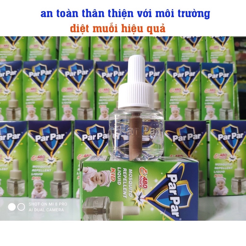 TINH DẦU ĐUỔI RUỒI MUỖI PAR PAR.AN TOÀN KO MÙI KO ĐỘC HẠI