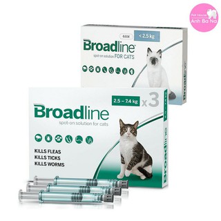 Broadline phòng trị nội ngoại ký sinh trùng cho mèo